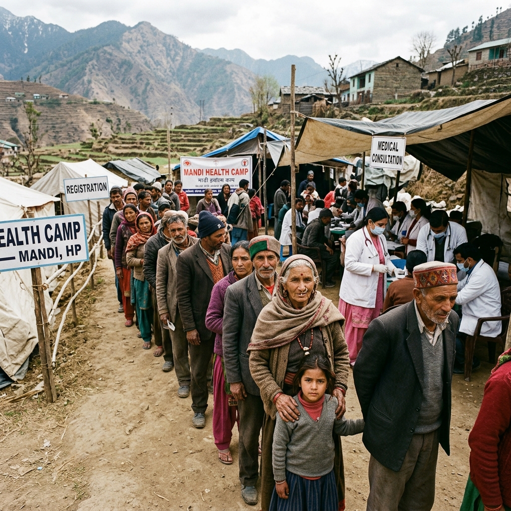 Free Health Check-up Camp Mandi