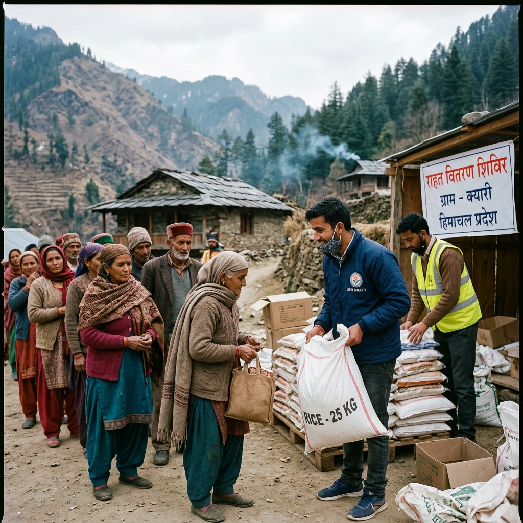 Ration Distribution Drive - Chamba